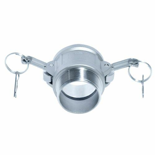 UV-B Engate R�pido Acoplador A�o Inox 304 Rosca Macho Tipo CamLock