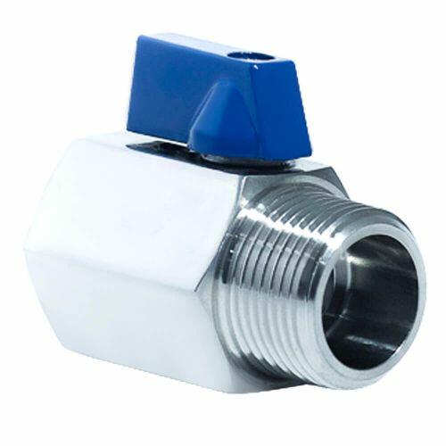 ACI-V V�lvula Esfera Mini A�o Total Inox 304 Macho e F�mea