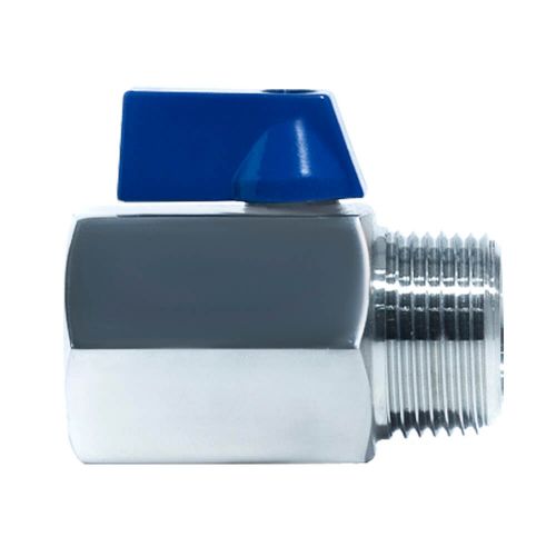 ACI-V V�lvula Esfera Mini A�o Total Inox 304 Macho e F�mea