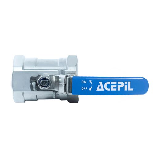 ACI-V10N V�lvula Esfera Monobloco Veda��o PTFE PURO Total Inox 316 Rosca F�mea