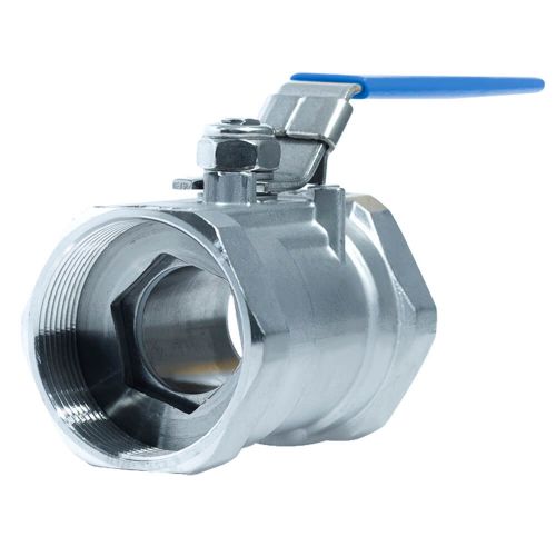 ACI-V10N V�lvula Esfera Monobloco Veda��o PTFE PURO Total Inox 316 Rosca F�mea