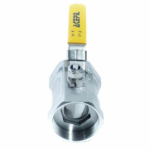 ACI-V10N V�lvula Esfera Monobloco Veda��o PTFE PURO Total Inox 304 Rosca F�mea