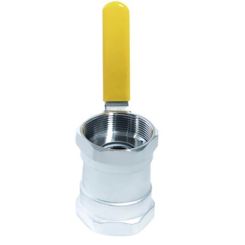 ACI-V10N V�lvula Esfera Monobloco Veda��o PTFE PURO Total Inox 304 Rosca F�mea