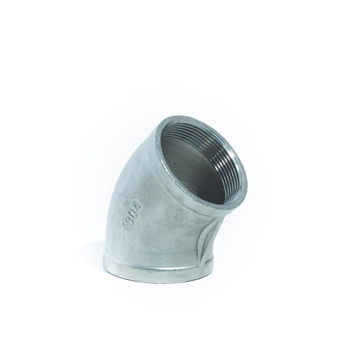 ACI-5 Cotovelo A�o Inox 316 45 Graus Rosca F�mea