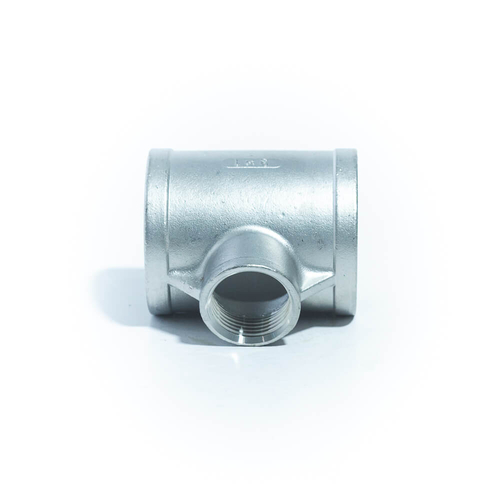 TE de Redu��o A�o Inox 316 90 Graus Rosca F�mea BSP