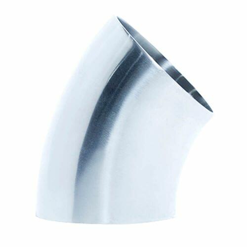 Curva 45 Graus A�o Inox 304/L para Solda Tubo OD Raio Longo Linha Sanit�ria ACS-45OD