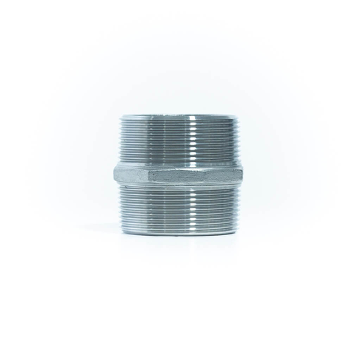 ACI-71 Niple Duplo Sextavado A�o Inox 316