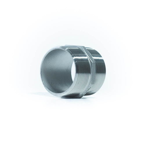 ACI-71 Niple Duplo Sextavado A�o Inox 316