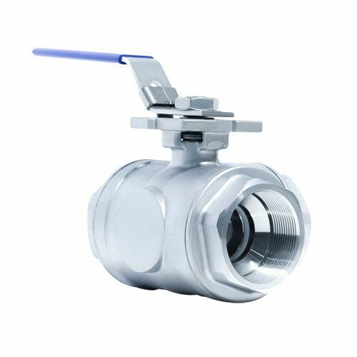 ACI-3VL V�lvula Esfera 3 VIAS "L" Veda��o PTFE PURO Total Inox 316 Rosca F�mea