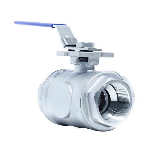 ACI-3VT V�lvula Esfera 3 VIAS "T" Veda��o PTFE PURO Total Inox 316 Rosca F�mea