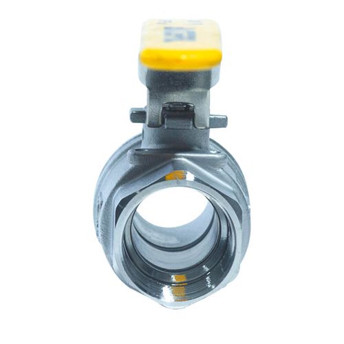 ACI-V20MF V�lvula Esfera Bipartida Veda��o PTFE PURO Passagem Plena Total Inox 304 Rosca Macho F�mea