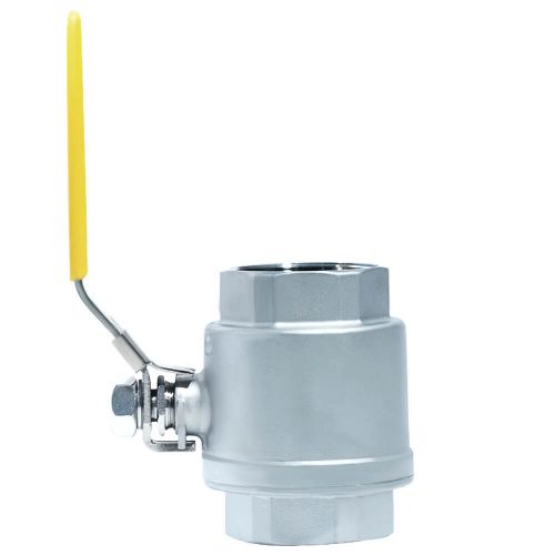 ACI-V20FF V�lvula Esfera Bipartida Veda��o PTFE PURO Passagem Plena Total Inox 304 Rosca F�mea