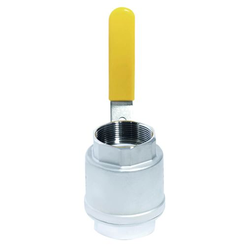 ACI-V20FF V�lvula Esfera Bipartida Veda��o PTFE PURO Passagem Plena Total Inox 304 Rosca F�mea
