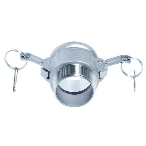 UV-B Engate R�pido Acoplador A�o Inox 316 Rosca Macho Tipo CamLock