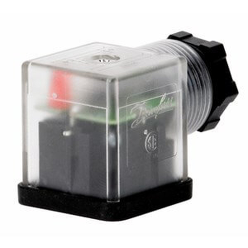 Conector Plugue DIN Danfoss com LED e Varistor 230 V 042N0265 Original