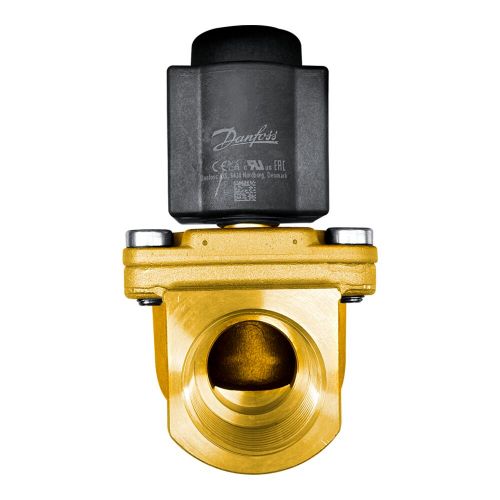 V�lvula Solenoide Danfoss EV225B 1" NF BSP PTFE para Vapor 032U3807 Original