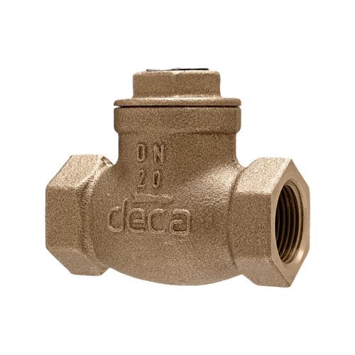 V�lvula de Reten��o Horizontal Bronze Deca/Mipel FIG 040 Disco Met�lico 1/2
