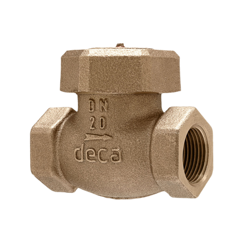 V�lvula de Reten��o Horizontal (pist�o) Bronze Deca/Mipel FIG 045 Disco Met�lico 1/2" a 2" NPT PN25 - Original