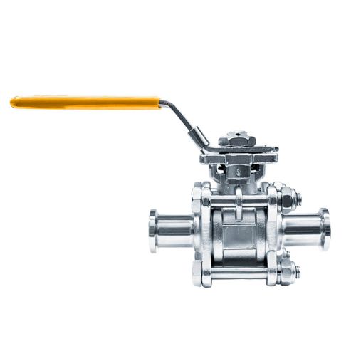 ACS-VETC-304 V�lvula Esfera Tripartida Tri-Clamp (TC) Passagem Plena 300LBS Total Inox 304