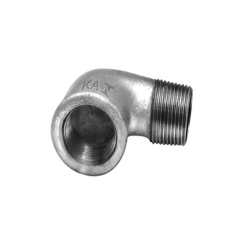 Cotovelo Macho Fem�a 90 graus Galvanizado 150lbs Rosca BSP