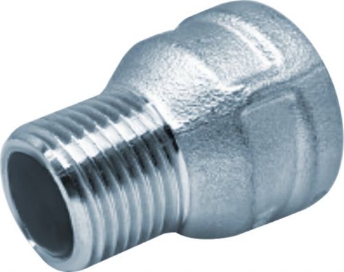ACI-12AR Luva de Redu��o A�o Inox 304 Rosca Macho F�mea BSP