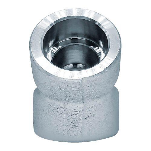 AC3-5A Cotovelo 45 Graus A�o Inox 304/L 3000# A182 Solda SW