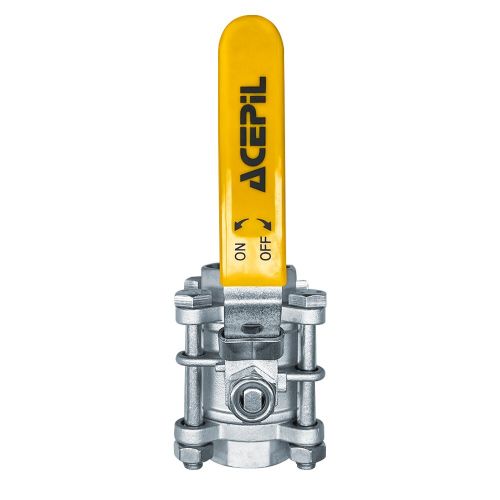 V�lvula Esfera Tripartida A�o Inox 304 Passagem Plena Veda��o CPTFE Encaixe para Solda SW ACI-V31N