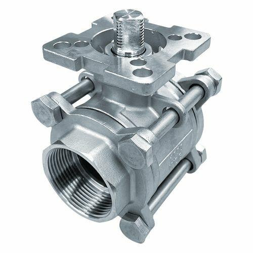 ACI-V31B V�lvula Esfera Tripartida 300# Passagem Plena CPTFE B.ISO TI304