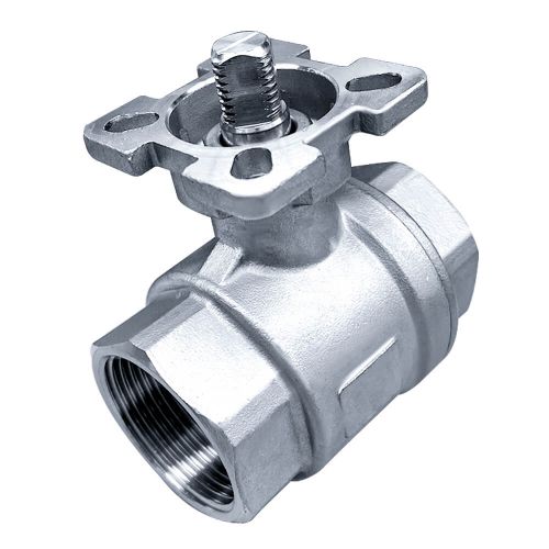 ACI-V21B V�lvula Esfera F�mea F�mea Passagem Plena CPTFE B.ISO TI304