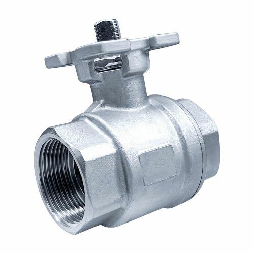 ACI-V21B V�lvula Esfera F�mea F�mea Passagem Plena CPTFE B.ISO TI304