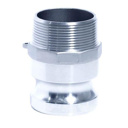 UV-F Engate R�pido Acoplador A�o Inox 316 Rosca Macho Tipo Camlock