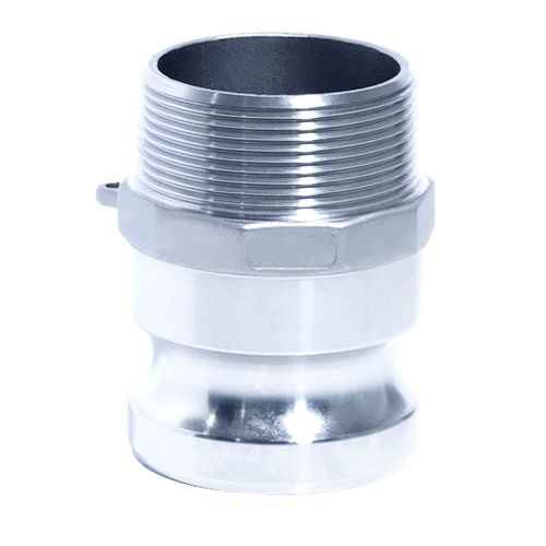 UV-F Engate R�pido Acoplador A�o Inox 316 Rosca Macho Tipo Camlock