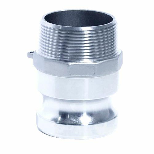 UV-F Engate R�pido Acoplador A�o Inox 304 Rosca Macho Tipo Camlock
