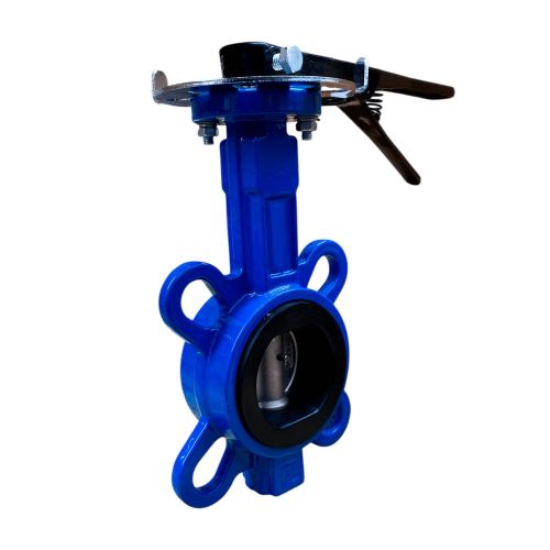 V-B1 V�lvula Borboleta Wafer FN PTFE 150Libras Com Alavanca CF8