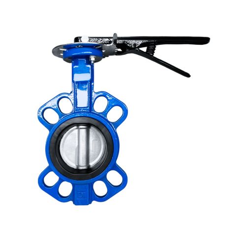 V-B1 V�lvula Borboleta Wafer FN PTFE 150Libras Com Alavanca CF8