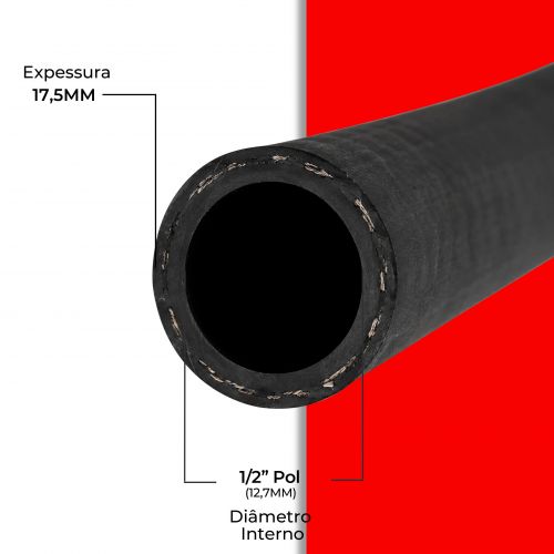 Mangueira Compressor Ar e �gua 1/2x17,5mm 300 Psi 50 Metros