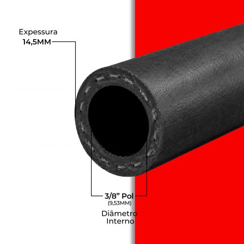 Mangueira Compressor Ar e �gua 1/4x11,5mm 300 Psi 50 Metros