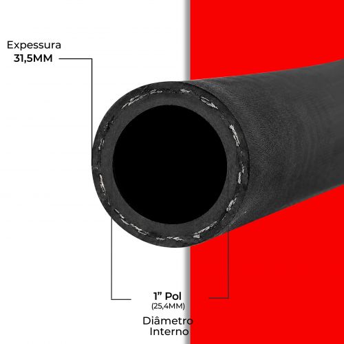 Mangueira Compressor Ar e �gua 1x31,5mm 300 Psi 50 Metros