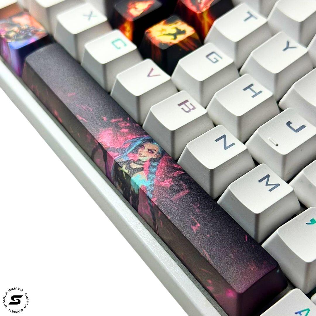 League of Legends Keycap Jinx キーキャップセット Kit Keycap Jinx