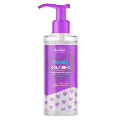 Gel de Limpeza Facial Colágeno - Face Beautiful