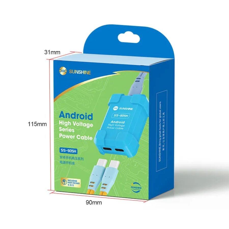 Comprar Cabo Power Boot SUNSHINE SS-905H Android Alta Voltagem - a
