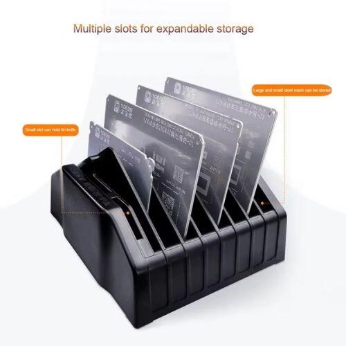 Comprar Suporte Organizador Stencil YCS-W08 Preto - a partir de R