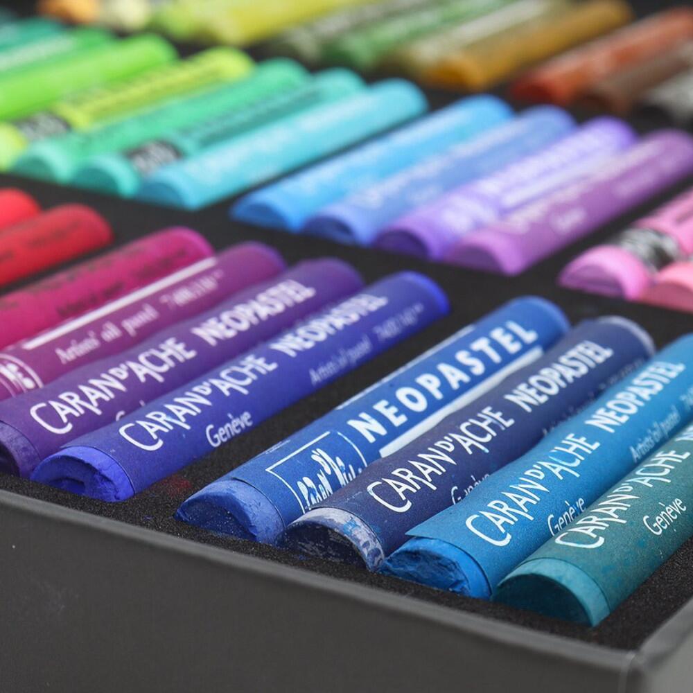 【新品未開封】CARAN D'ACHE NEOPASTEL 48色 Comprar Giz Pastel Oleoso Caran D'Ache Neopastel com 48 Cores