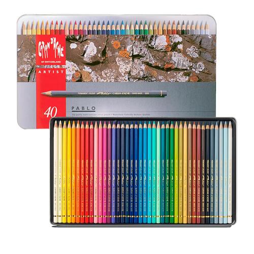 Comprar Lápis de Cor Caran D'ache Pablo com 40 Cores - a partir de