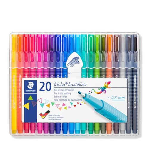 Comprar Caneta Fineliner Staedtler Broadliner 0.8mm 20 Cores - a