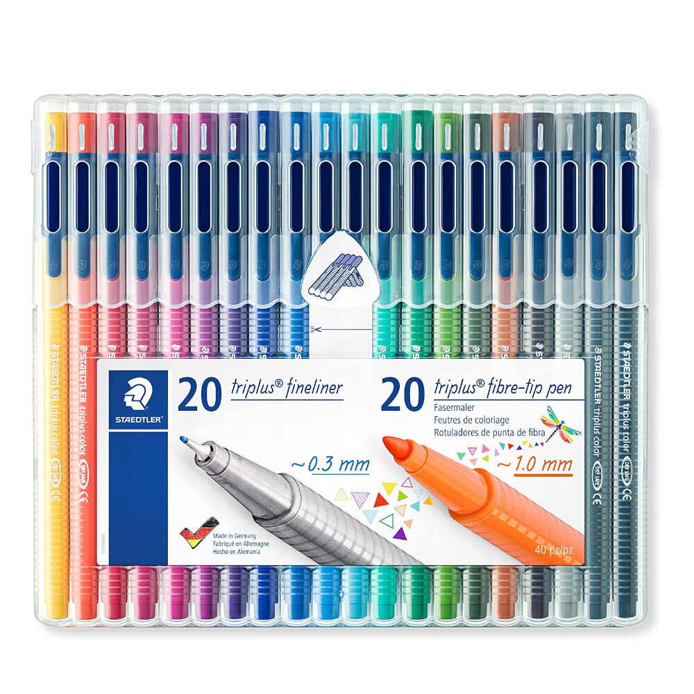 Comprar Kit Caneta Fineliner Staedtler Triplus + Color com 40