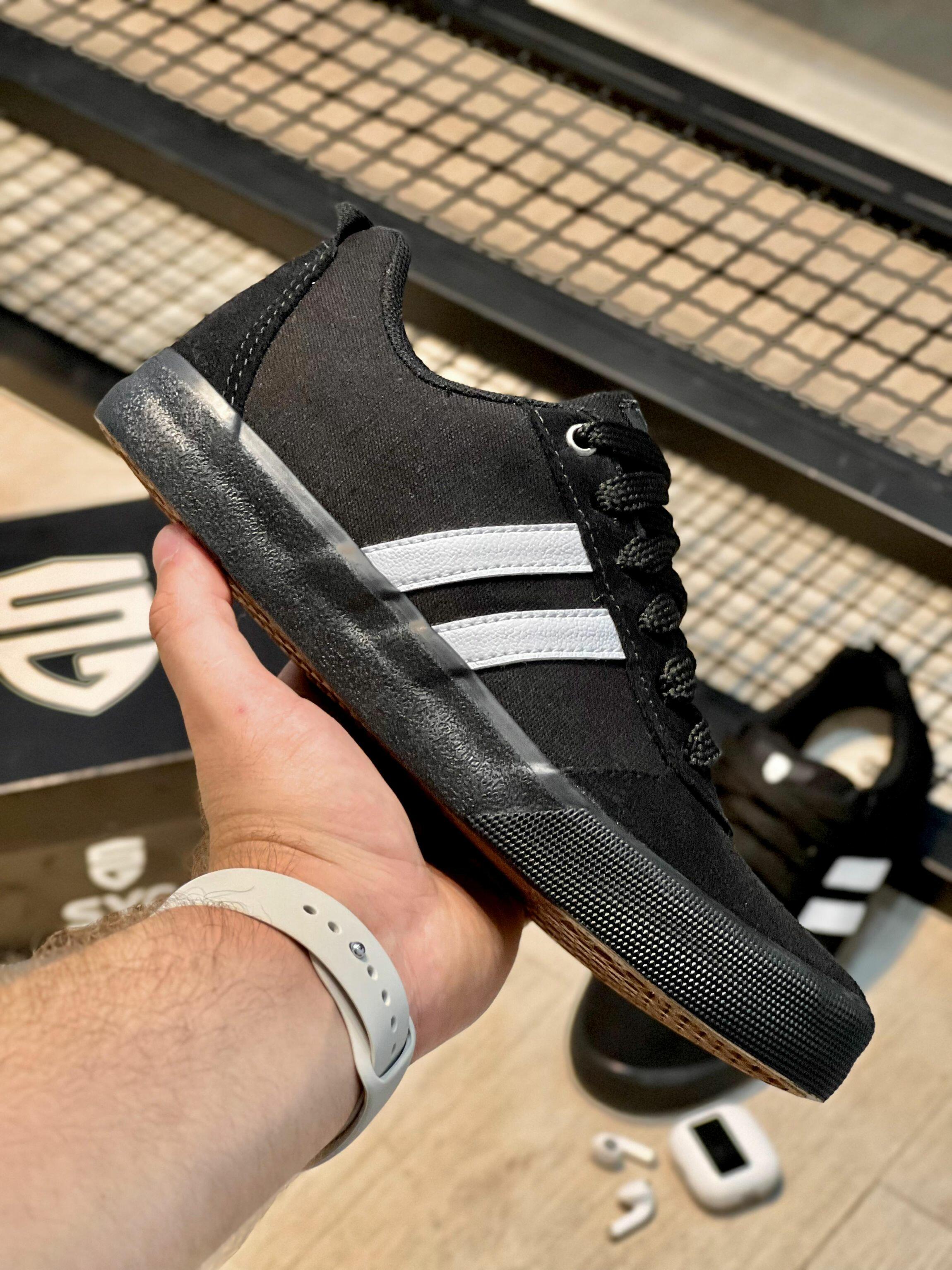 Tênis SYG Ref.4025 Vulcanizado 2 tripes - Preto/preto