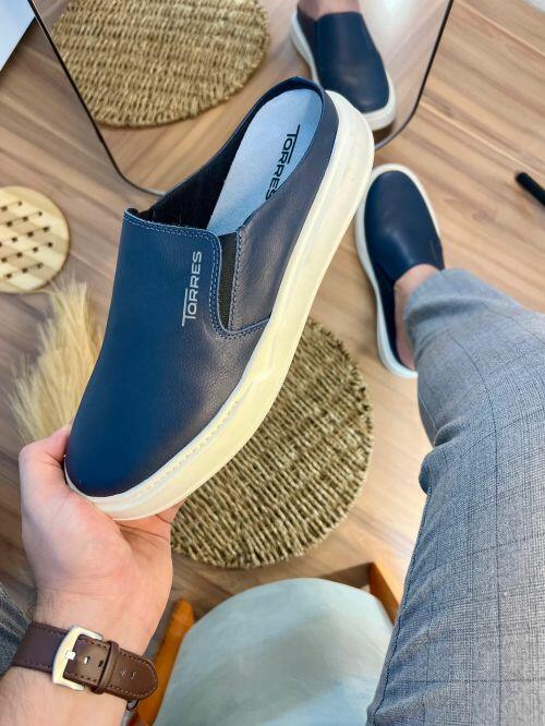 Comprar Sapato mule masculino em couro legítimo Torres Zuma
