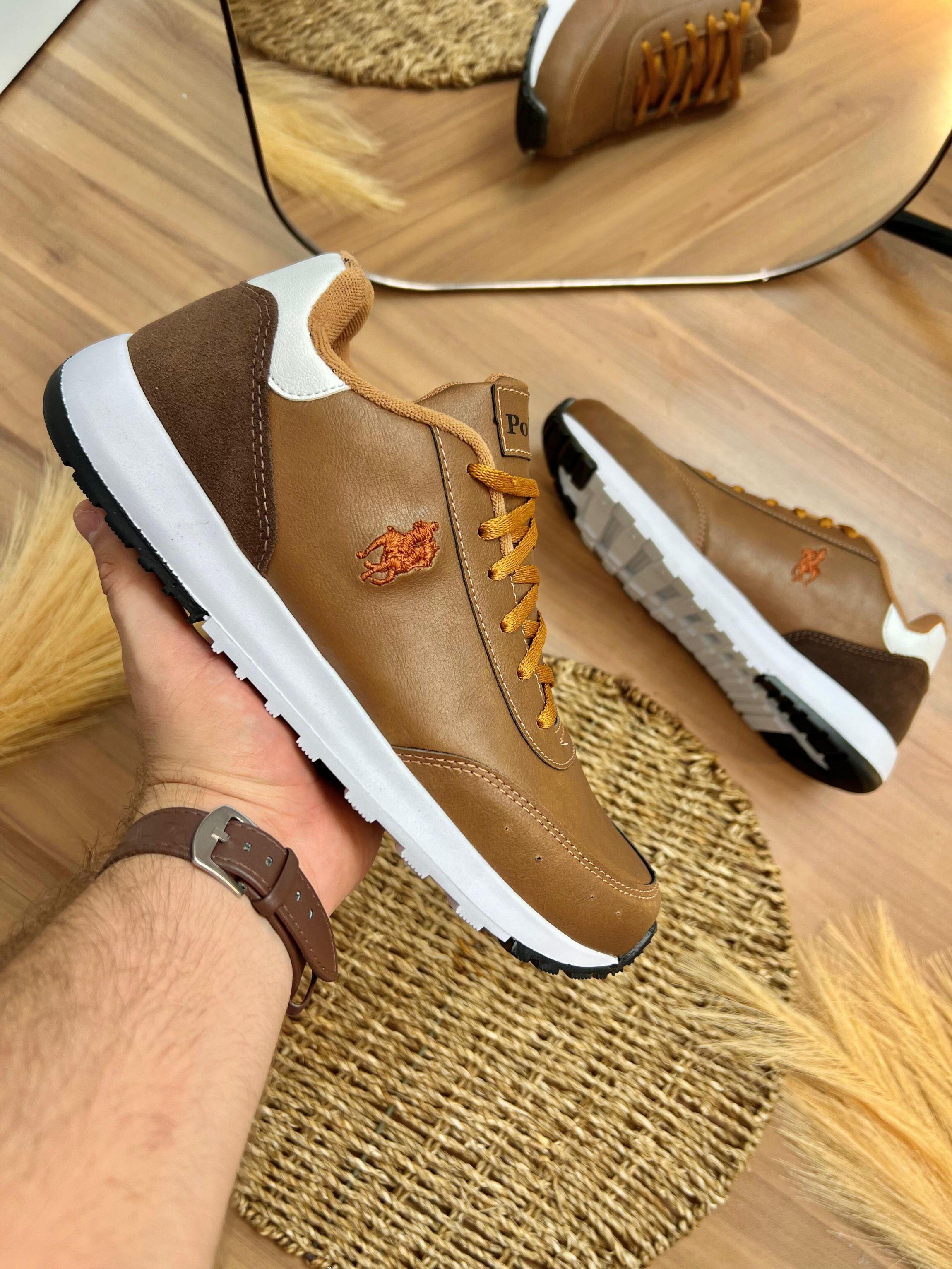 Tênis polo vogue original Ref.LPC91 - Caramelo