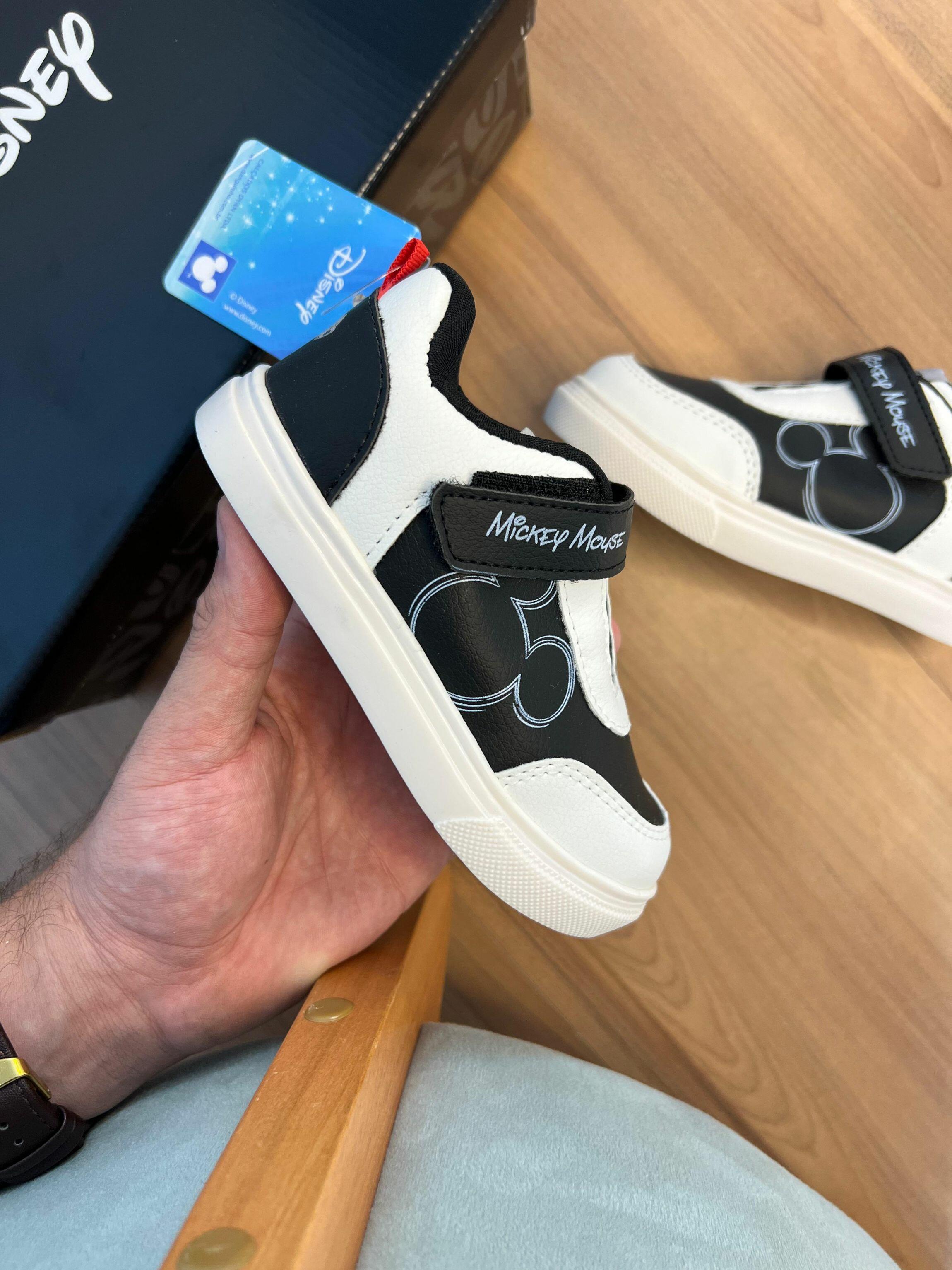 Tênis infantil original Disney Mickey Ref.DMY01DY - Preto/branco